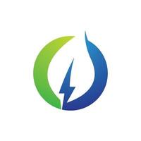 eco energy logo-afbeeldingen vector