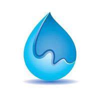 waterdruppel logo afbeeldingen vector