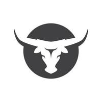 bull head logo afbeeldingen vector