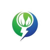 eco energy logo-afbeeldingen vector