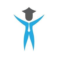onderwijs logo ontwerp vector