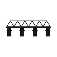 brug icoon, gemakkelijk stijl vector