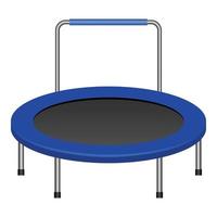 jumping trampoline icoon, realistisch stijl vector