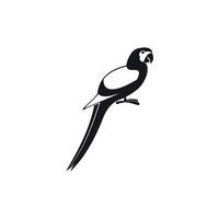 papegaai icoon, gemakkelijk stijl vector