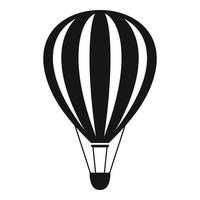 vrijheid lucht ballon icoon, gemakkelijk stijl vector