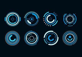 Gratis Circle Hud Futuristic Vector