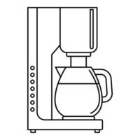 koffie maker icoon, schets stijl vector