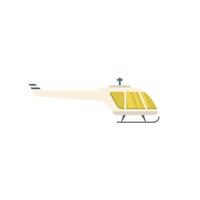 klein helikopter icoon, vlak stijl vector