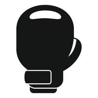 boksen handschoen icoon, gemakkelijk stijl vector