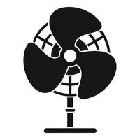 huis ventilator icoon, gemakkelijk stijl vector