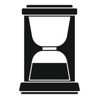 houder koffie machine icoon, gemakkelijk stijl vector