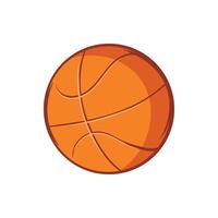 basketbal bal icoon, tekenfilm stijl vector