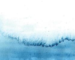 waterverf borstel beroerte gezouten blauw oceaan achtergrond vector