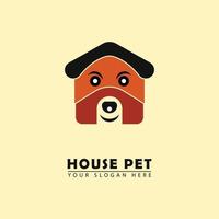 hond huis logo icoon vector