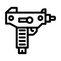 uzi icoon ontwerp vector