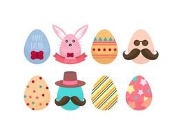 Gratis Hipster Easter Egg collecties Vector