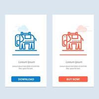 olifant Amerikaans Verenigde Staten van Amerika blauw en rood downloaden en kopen nu web widget kaart sjabloon vector
