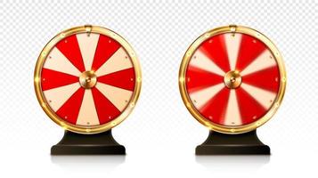 fortuin wiel draaien, casino Lucky roulette spel vector