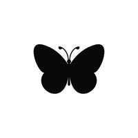 vlinder gemakkelijk vlak icoon vector