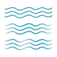 natuurlijk water Golf logo vector