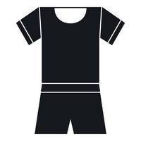 sport overhemd en shorts icoon, gemakkelijk stijl vector