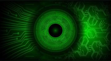 modern oog holograaf Aan technologie achtergrond vector