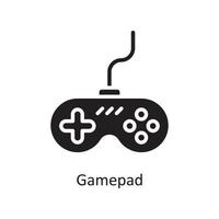 gamepad vector solide icoon ontwerp illustratie. huishouding symbool Aan wit achtergrond eps 10 het dossier