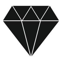museum diamant icoon, gemakkelijk stijl vector