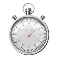 stopwatch icoon, isometrische 3d stijl vector