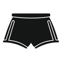 slingeren shorts icoon, gemakkelijk stijl vector