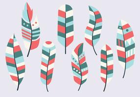 Gratis Feather Vintage Collection Vector