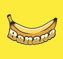 banaan fruit logo concept voor jou vector