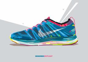 Sneaker Nike vector Popart