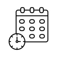 deadline vector pictogram