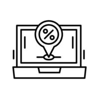 kaart pin vector pictogram