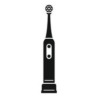 elektrisch tandenborstel icoon, gemakkelijk stijl vector