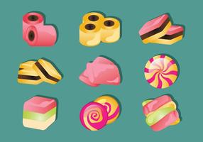 Zoethout Candy Icons vector