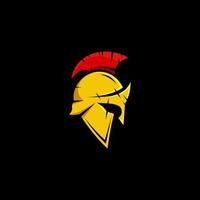 Spartaanse krijgerhelm - Spartaans masker logo-ontwerp, geschikt voor uw ontwerpbehoefte, logo, illustratie, animatie, enz. vector