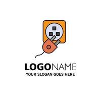 plug elektrisch elektrisch koord in rekening brengen bedrijf logo sjabloon vlak kleur vector