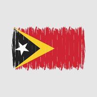 oosten- Timor vlag borstel vector