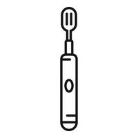 elektrisch tandenborstel zorg icoon, schets stijl vector