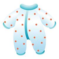 baby kleren icoon, tekenfilm stijl vector