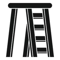 kamer ladder icoon, gemakkelijk stijl vector