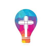 kerk logo ontwerp. ministerie logo ontwerp voor kerk. de lamp van Jezus Christus. godzijdank lamp teken. vector