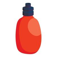 sport- water fles icoon, isometrische stijl vector