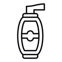 lotion lijn icoon vector