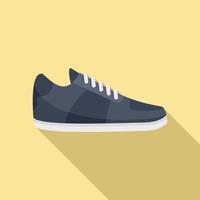 slingeren schoenen icoon, vlak stijl vector