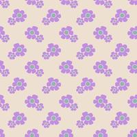 naadloos paars bloem meetkundig patroon. vector grafisch voor textiel