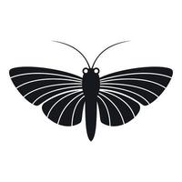 vlinder met klein Vleugels icoon, gemakkelijk stijl vector