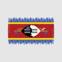 Swaziland vlag borstel vector